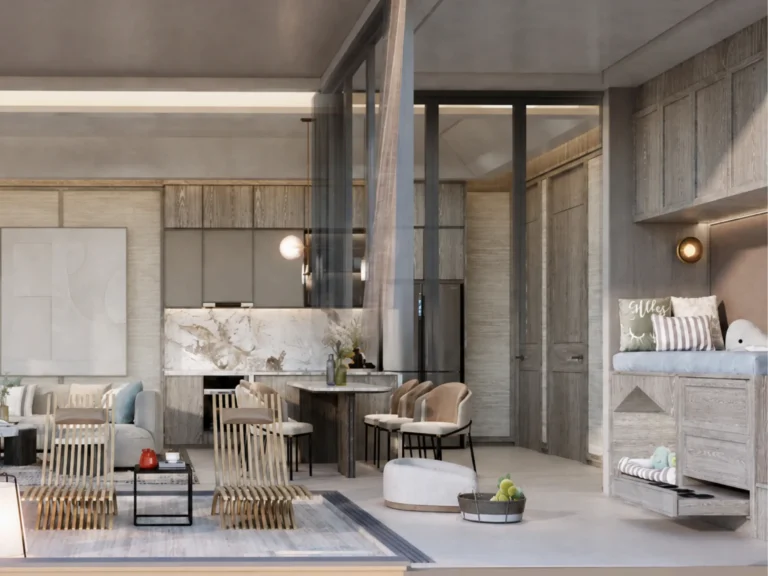 Premier 2 bedroom plus study luxury condo 117.40 sqm with private plunge pool at Soondri Wongamat Pattaya